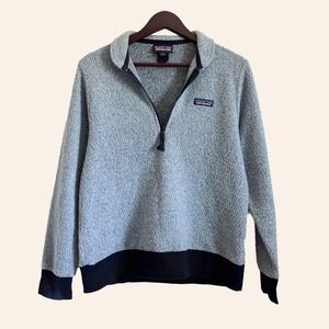 Patagonia Wool Blend Quarter-Zip Fleece Pullove